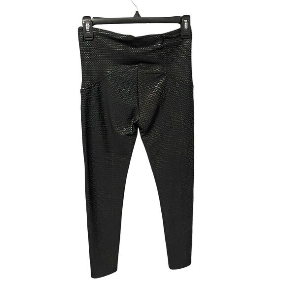 Spanx Rainbow Metallic Dot Print Activewear Leggings Womens Medium - Picture 8 of 8